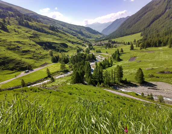 village de Chianale en Italie